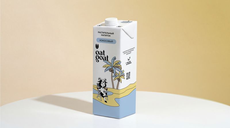 Упаковка OatGoat — кокосовый напиток